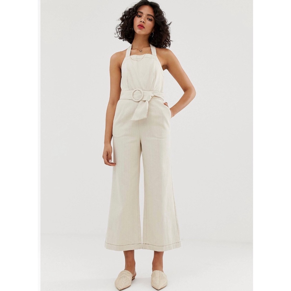 NOT FOR SALE // MOON RIVER BELTED JUMPSUIT